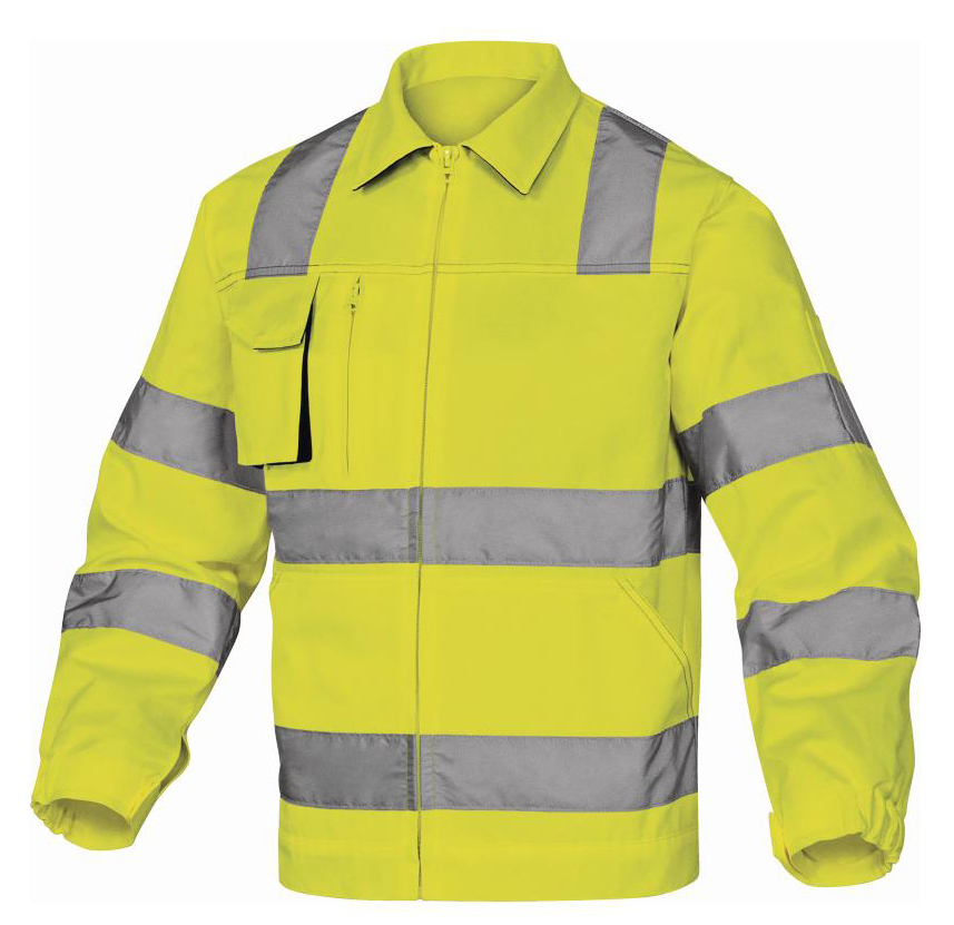 Delta Plus M2VHV Reflexná pracovná blúza 3XL, Fluorescenčno žltá-Sivá