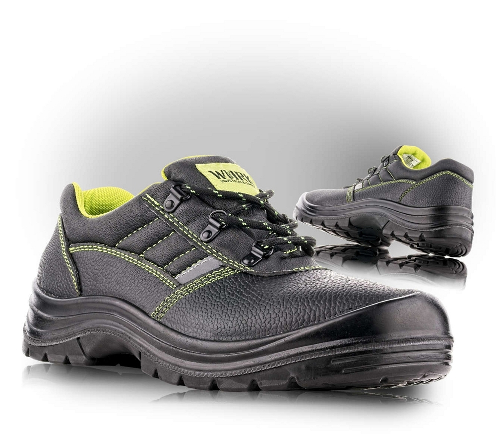 VM Footwear GOTEBORG S3 Bezpečnostná obuv Čierna-Zelená, 36