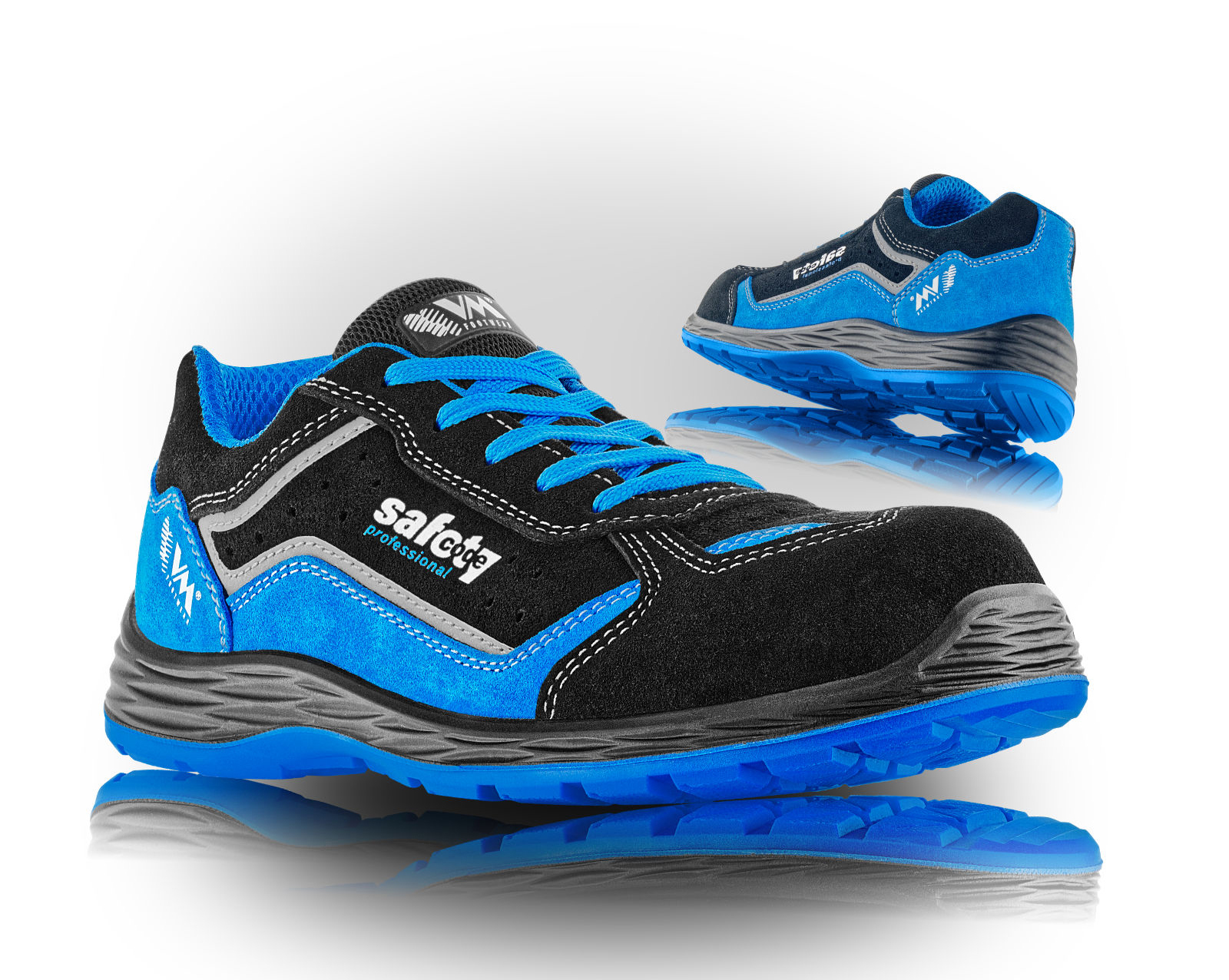 VM Footwear CORSICA O1 ESD Pracovná obuv Modrá-Čierna, 36