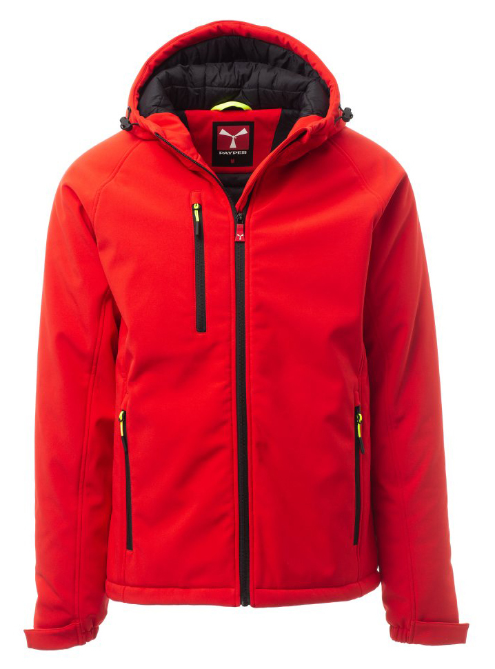 Payper GALE PAD Softshellová bunda zateplená XS, Red-Black