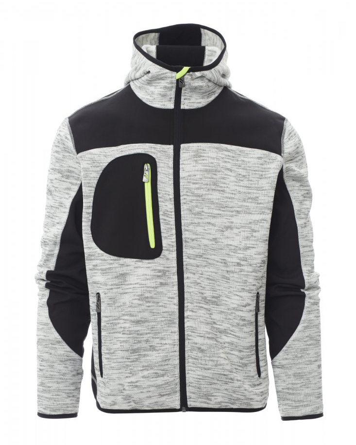 Payper TRIP Pánska bunda 4XL, Melange grey-Black