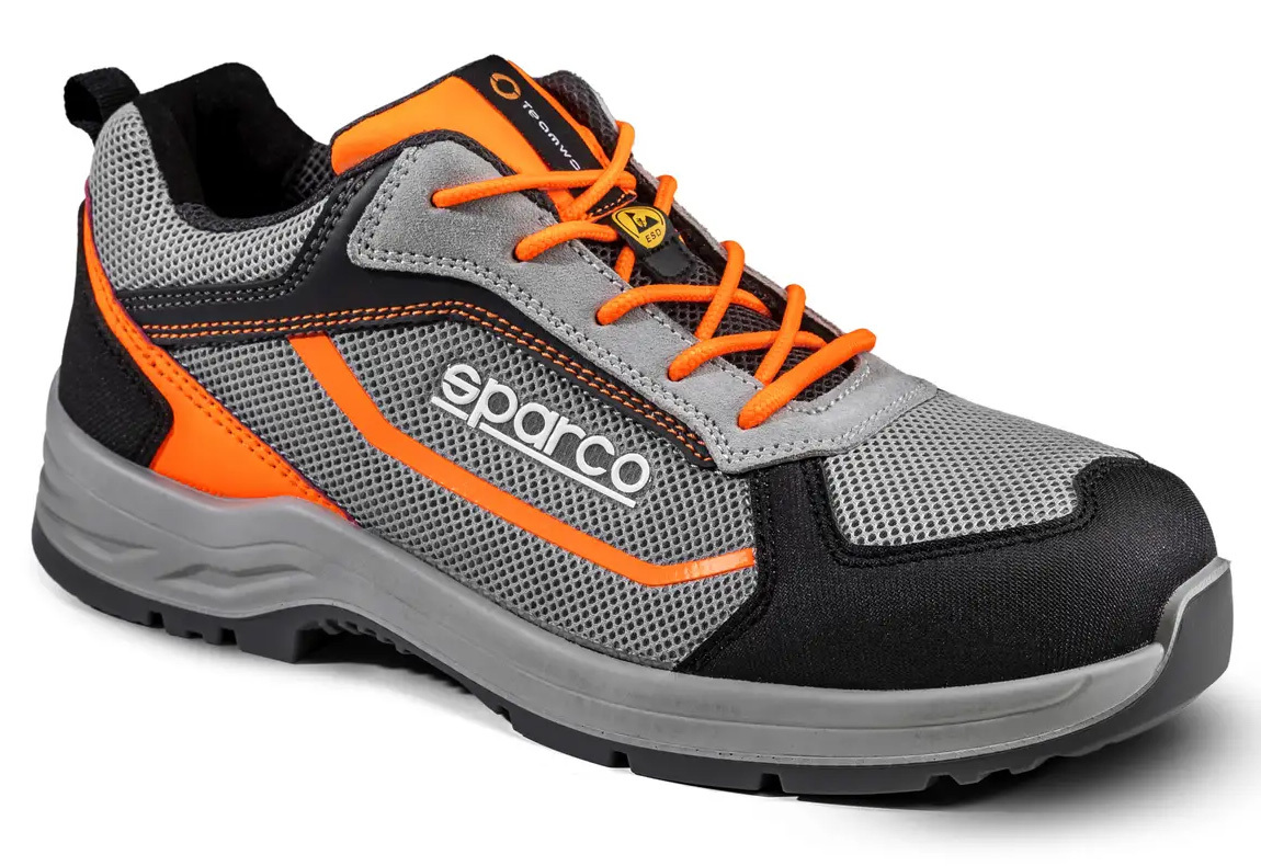 Sparco INDY PATO ESD S1PS SR FO LG Bezpečnostná obuv Sivá-Oranžová, 35