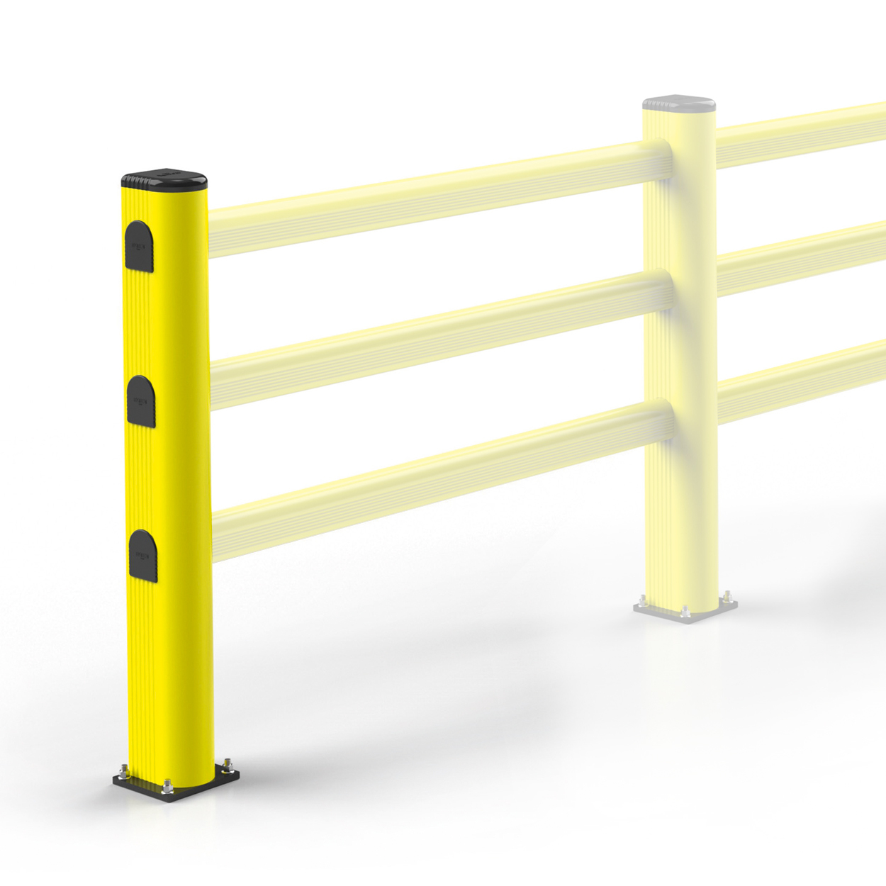 MPM DPP 35 301 Koncový stĺpik s veľmi vysokou odolnosťou - PED 150 Žltá