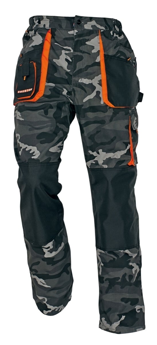 Cerva EMERTON Montérkové nohavice Camouflage, 48