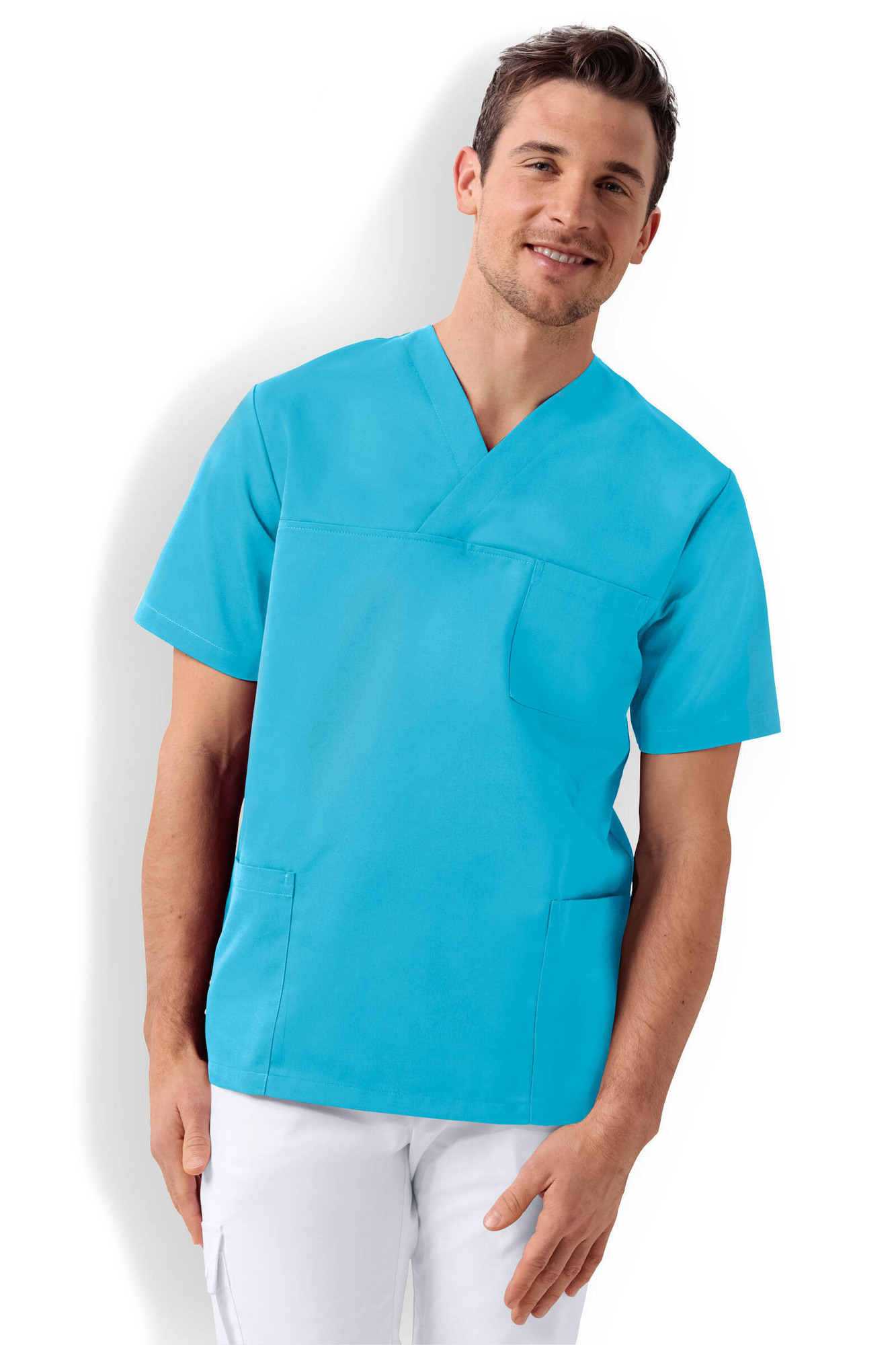 Clinic Dress Blúza unisex 4XL, Tyrkysová
