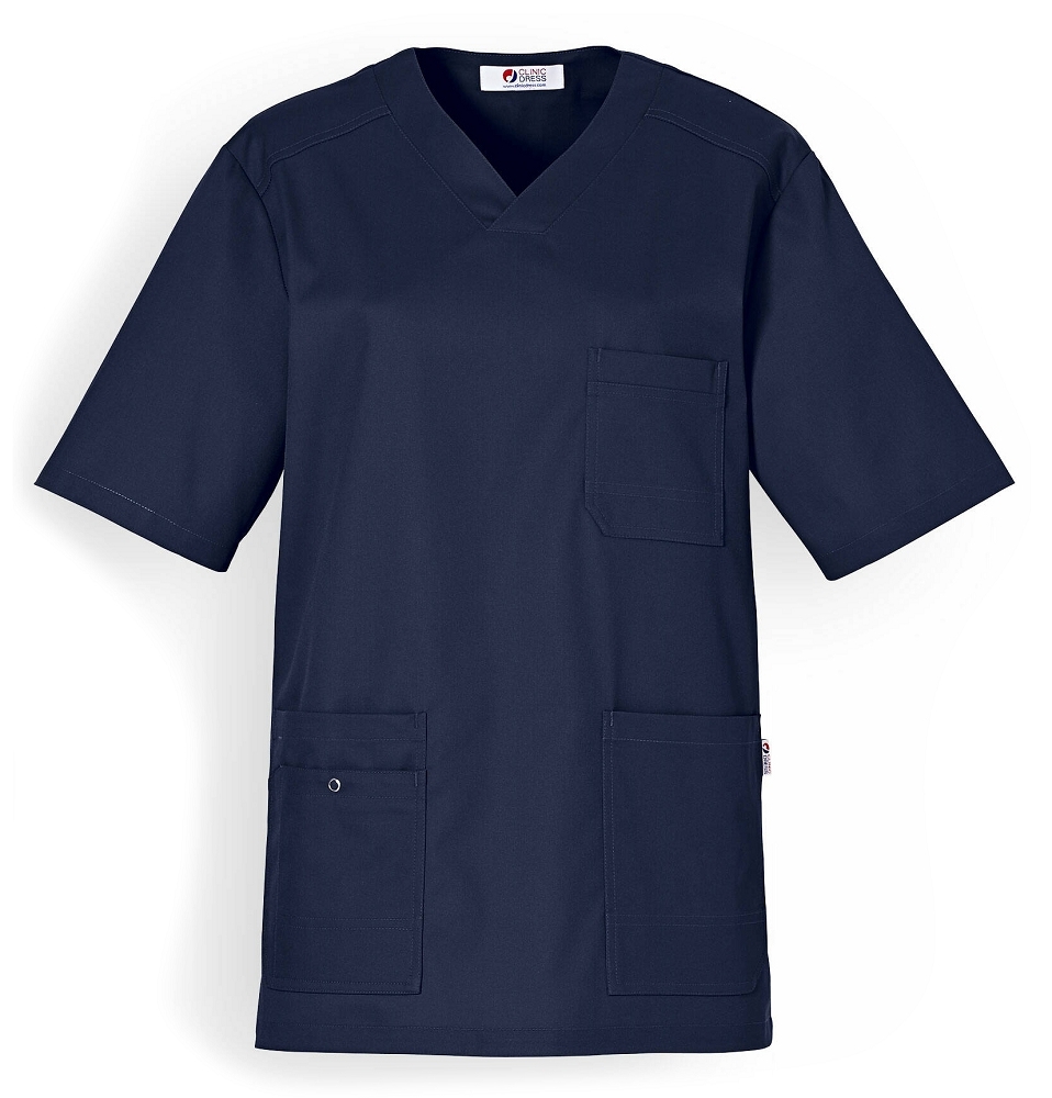 Clinic Dress CLINIC WASH Blúza pánska XS, Námornícka modrá