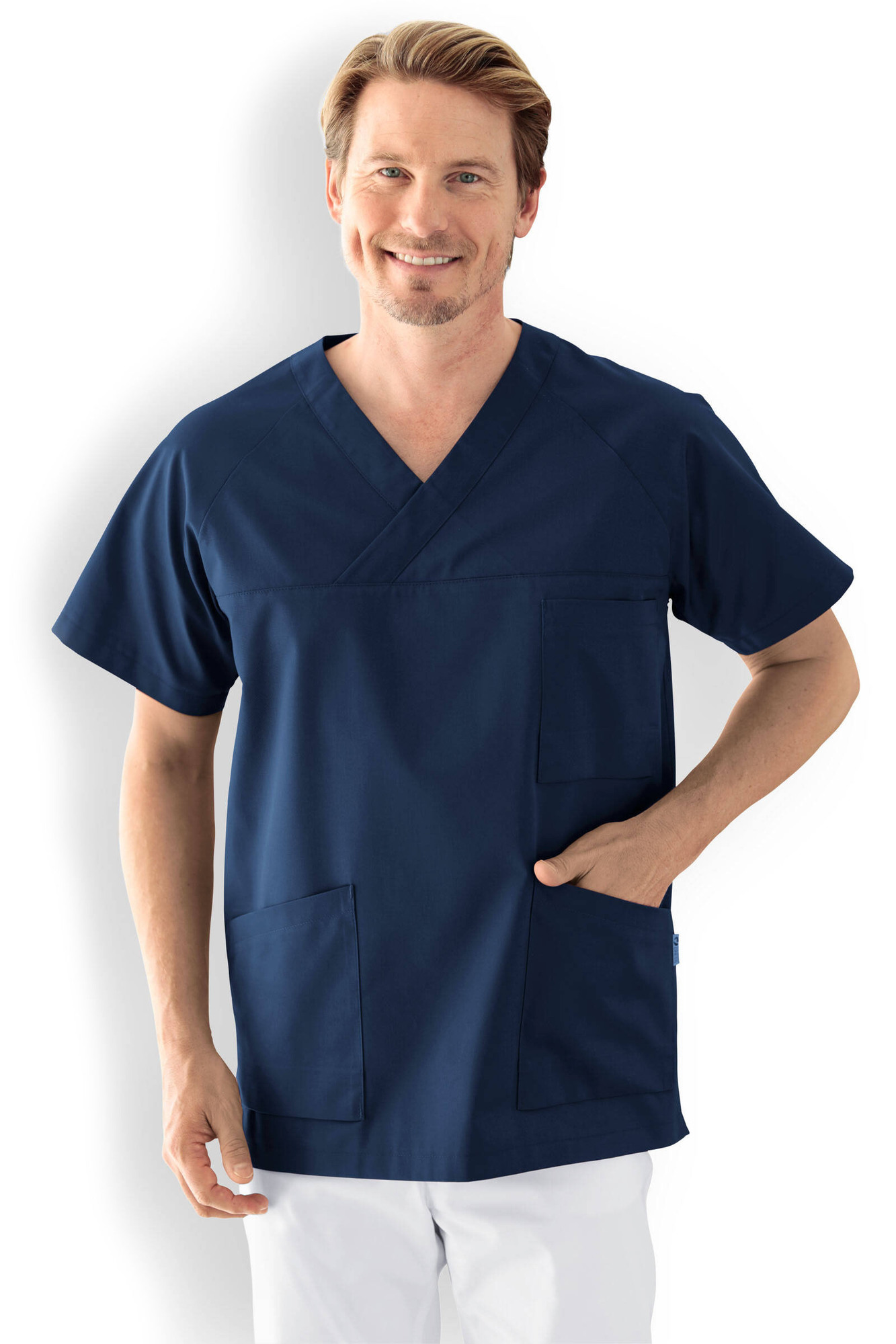 Clinic Dress CORE Blúza pánska XS, Námornícka modrá