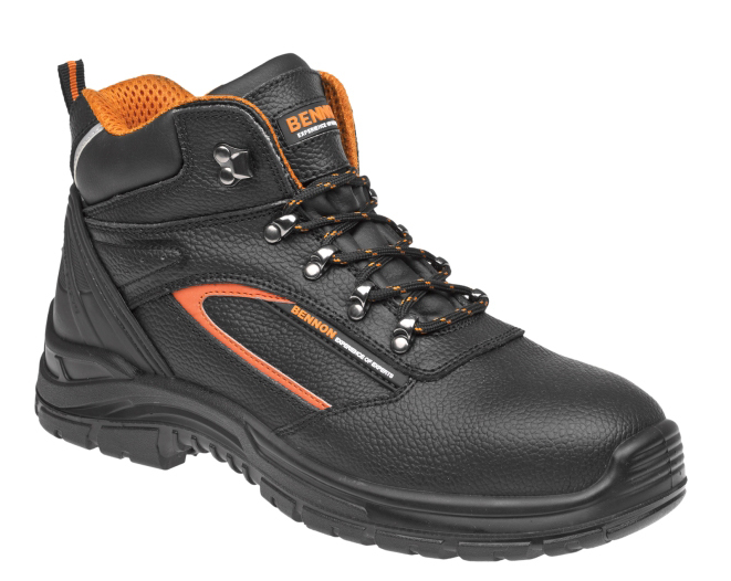 Bennon FORTIS S3 MEMBRANE HIGH Bezpečnostná obuv Čierna, 45