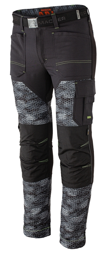 Bennon PREDATOR TROUSERS BLACK/GREY Strečové nohavice Čierna-Sivá, 44