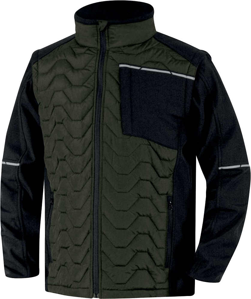 Delta Plus SOON Hybridná bunda 2v1 L, Khaki-Čierna