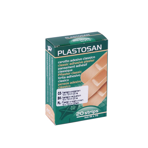 PLASTOSAN ZM K013 Náplasť s vankúšikom 20 kusov