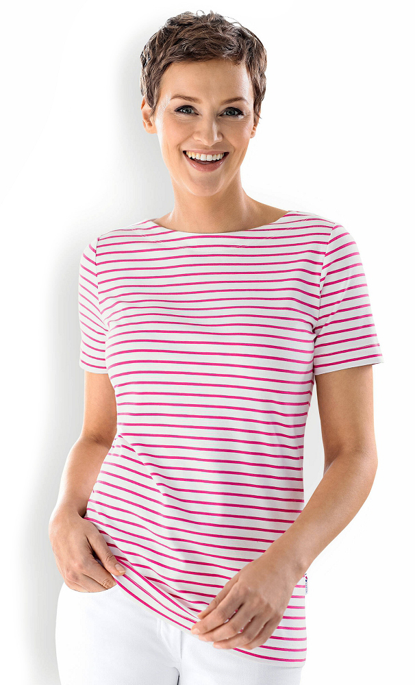 Clinic Dress Tričko dámske XXL, Biela-Ružová