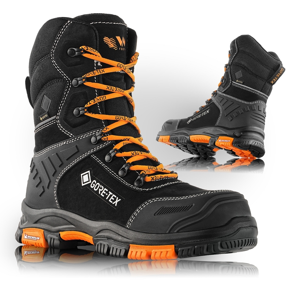 VM Footwear UTAH O6 Pracovná obuv Čierna-Oranžová, 39