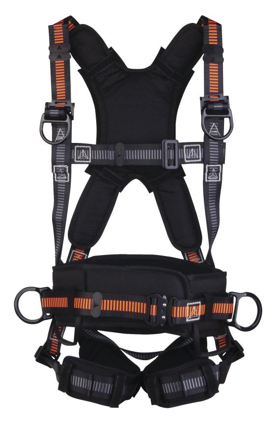 Delta Plus EOLIEN HAR35 Bezpečnostný postroj S/M/L, Čierna-Oranžová
