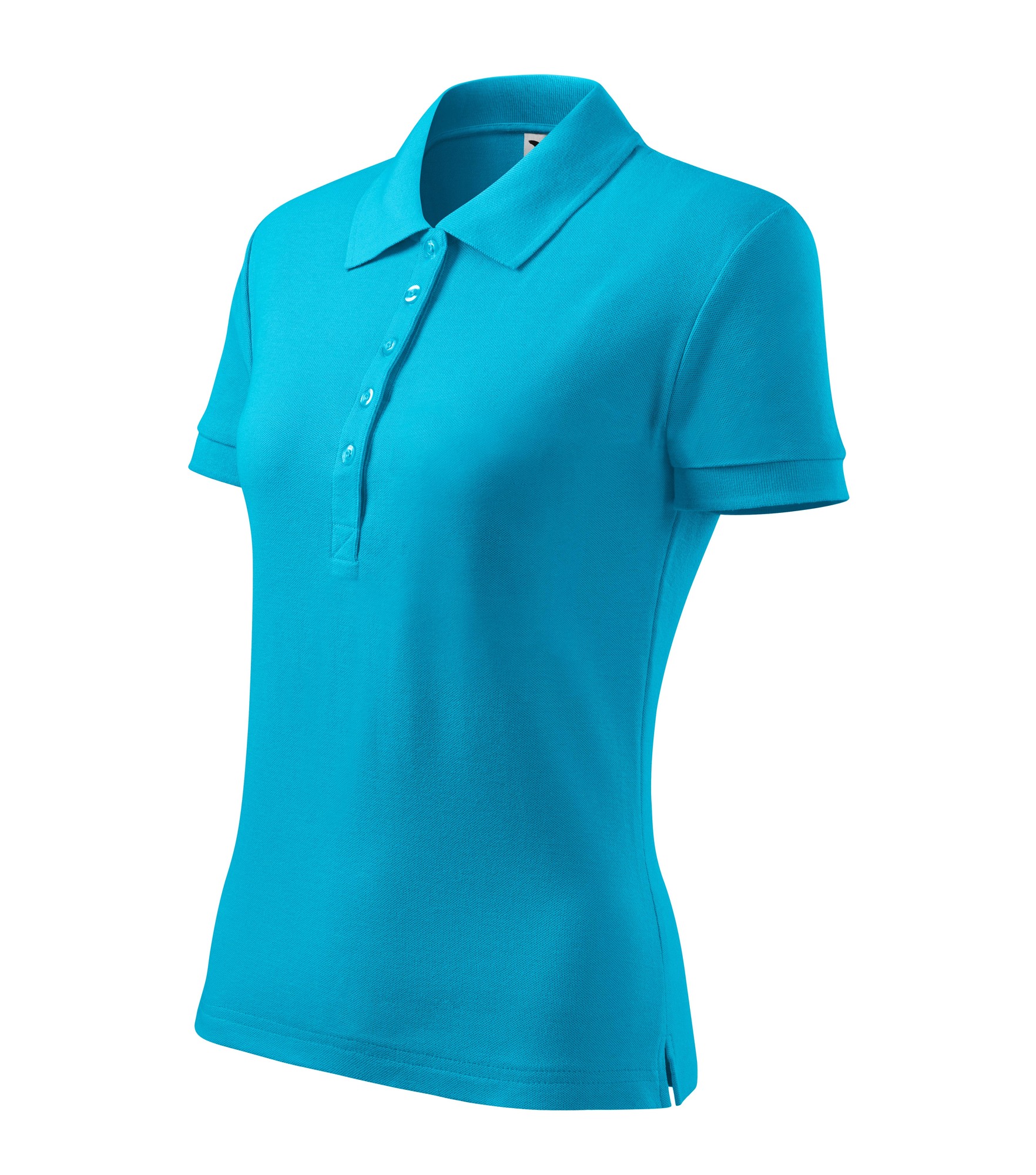 Malfini COTTON HEAVY 216 Polokošeľa dámska L, Tyrkysová
