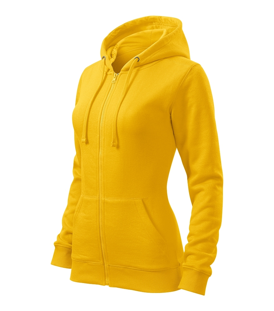 Malfini TRENDY ZIPPER 411 Mikina dámska Žltá, S