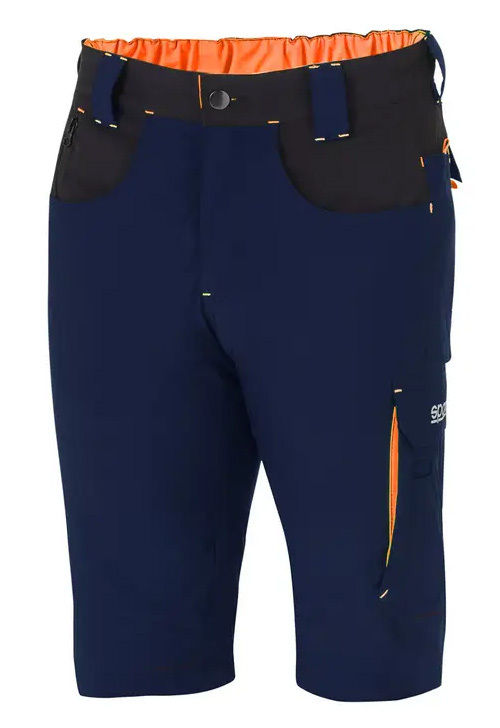 Sparco LAREDO TECH LIGHT SHORTS Krátke nohavice XS, Námornícka modrá-Oranžová