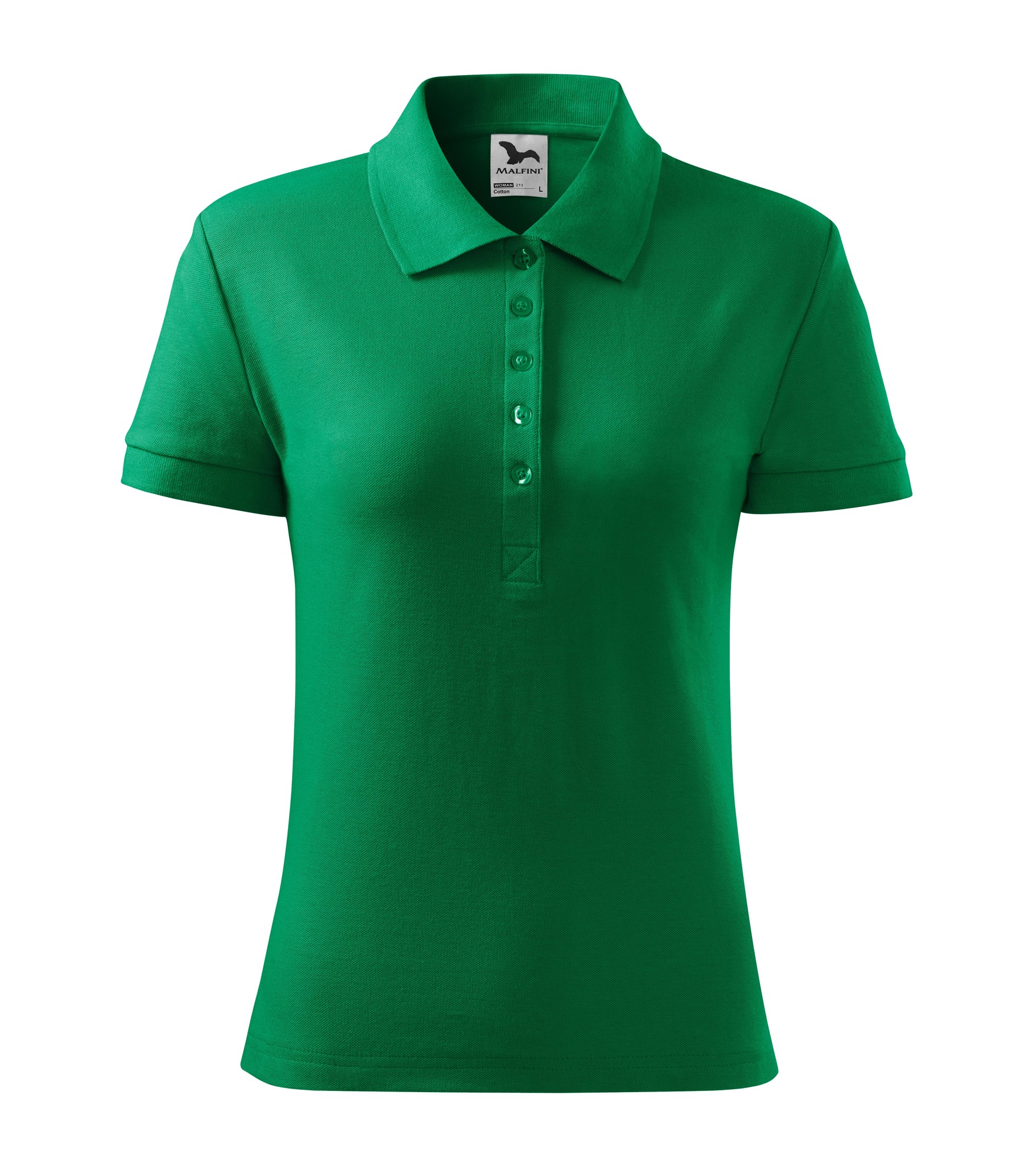 Malfini COTTON 213 Polokošeľa dámska M, Trávová zelená
