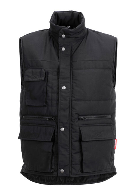 Planam OUTDOOR TURBO Zimná vesta XS, Čierna