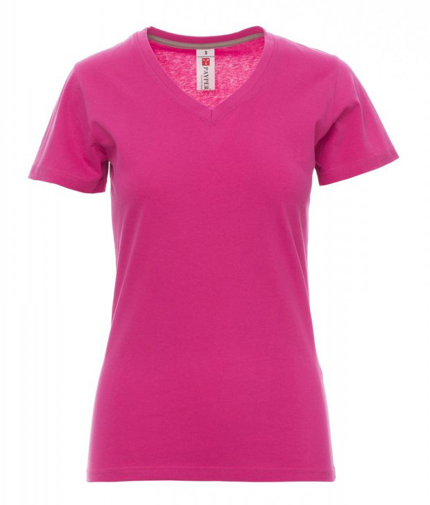 Payper V-NECK LADY Tričko dámske XS, Fuchsia