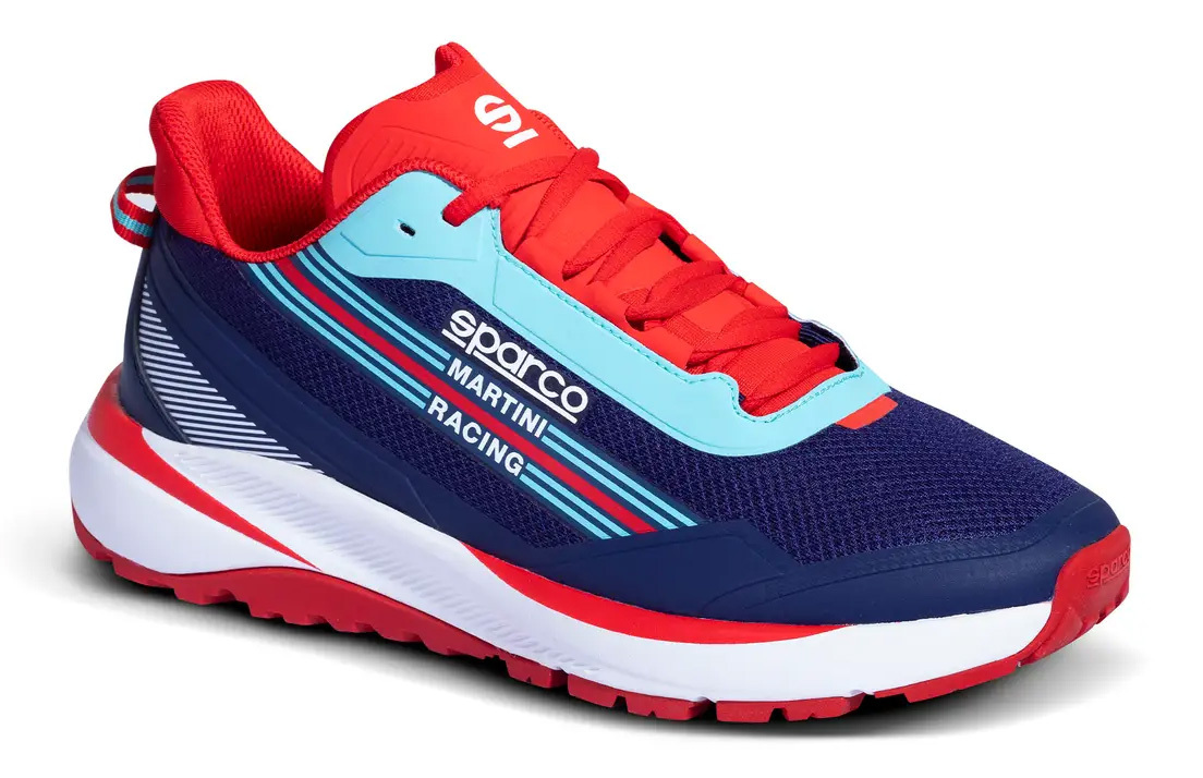 Sparco S-RUN MARTINI RACING Tenisky 36, Modrá-Červená