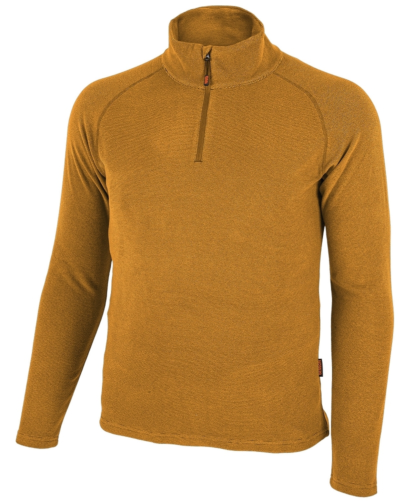 Bennon POLAROS SWEATSHIRT OCHER Fleecová mikina S, Okrová