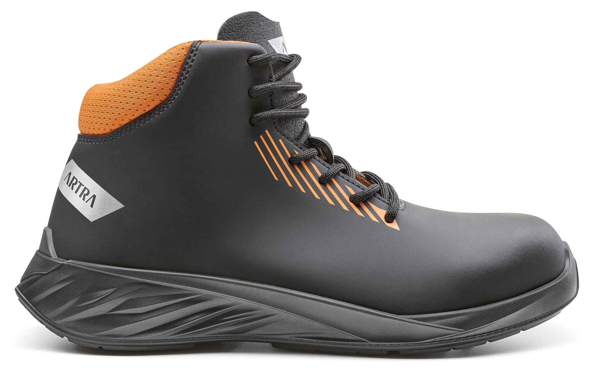 Artra ARYON S3L Bezpečnostná obuv Čierna-Oranžová, 35