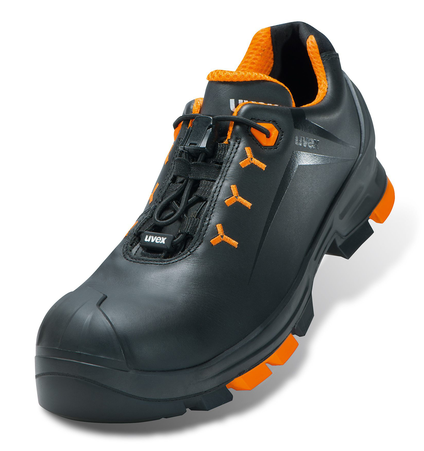 Uvex 6502 S3 SRC Bezpečnostná obuv Čierna-Oranžová, 35