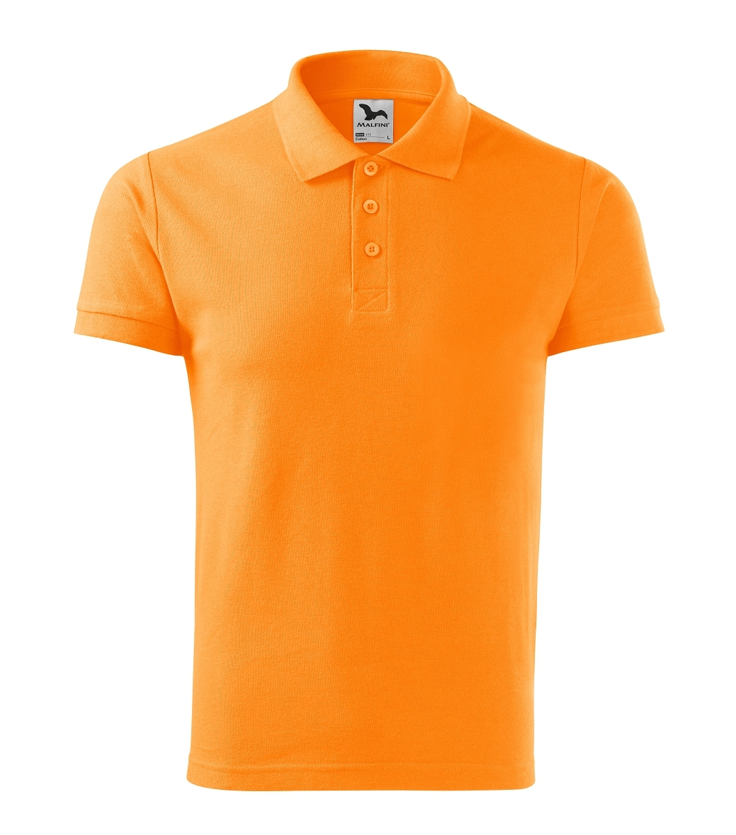 Malfini COTTON 212 Polokošeľa pánska M, Mandarínková oranžová
