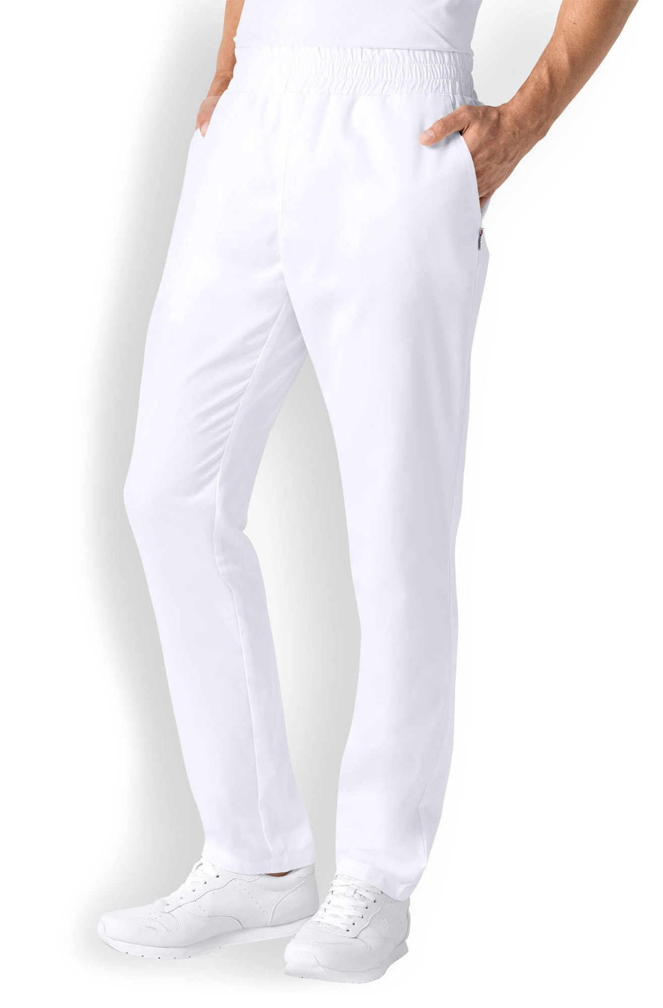 Clinic Dress CORE Nohavice unisex Biela, XS