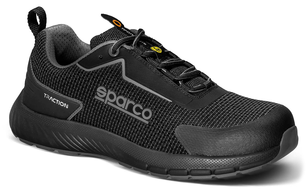 Sparco TRACTION FUJI ESD S1PS SR FO HRO Bezpečnostná obuv Čierna, 36
