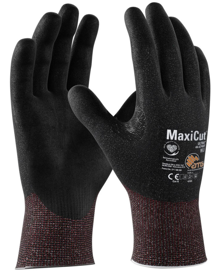 ATG 44-6745F MAXICUT ULTRA Protiporezné rukavice Čierna, 7
