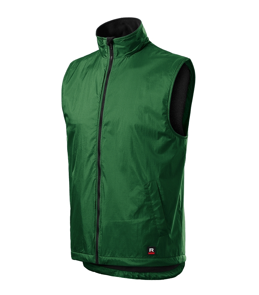 Rimeck BODY WARMER 509 Vesta pánska S, Fľaškovo zelená