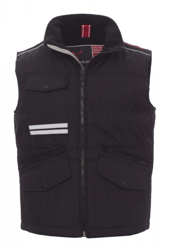 Payper MIG 2.0 Zateplená vesta XXL, Black-Steel grey