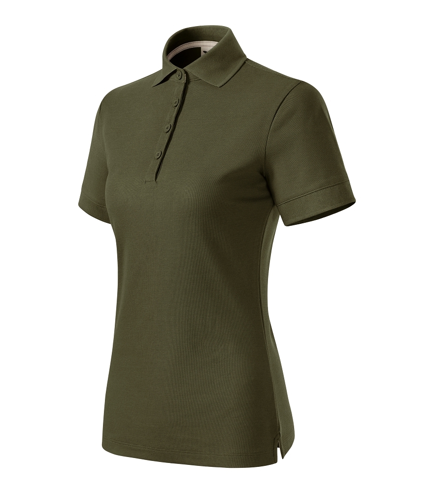 Malfini PRIME 235 Polokošeľa dámska XXL, Military