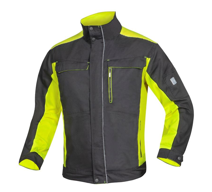Ardon NEON WINTER Zimná blúza 5XL, Žltá-Čierna