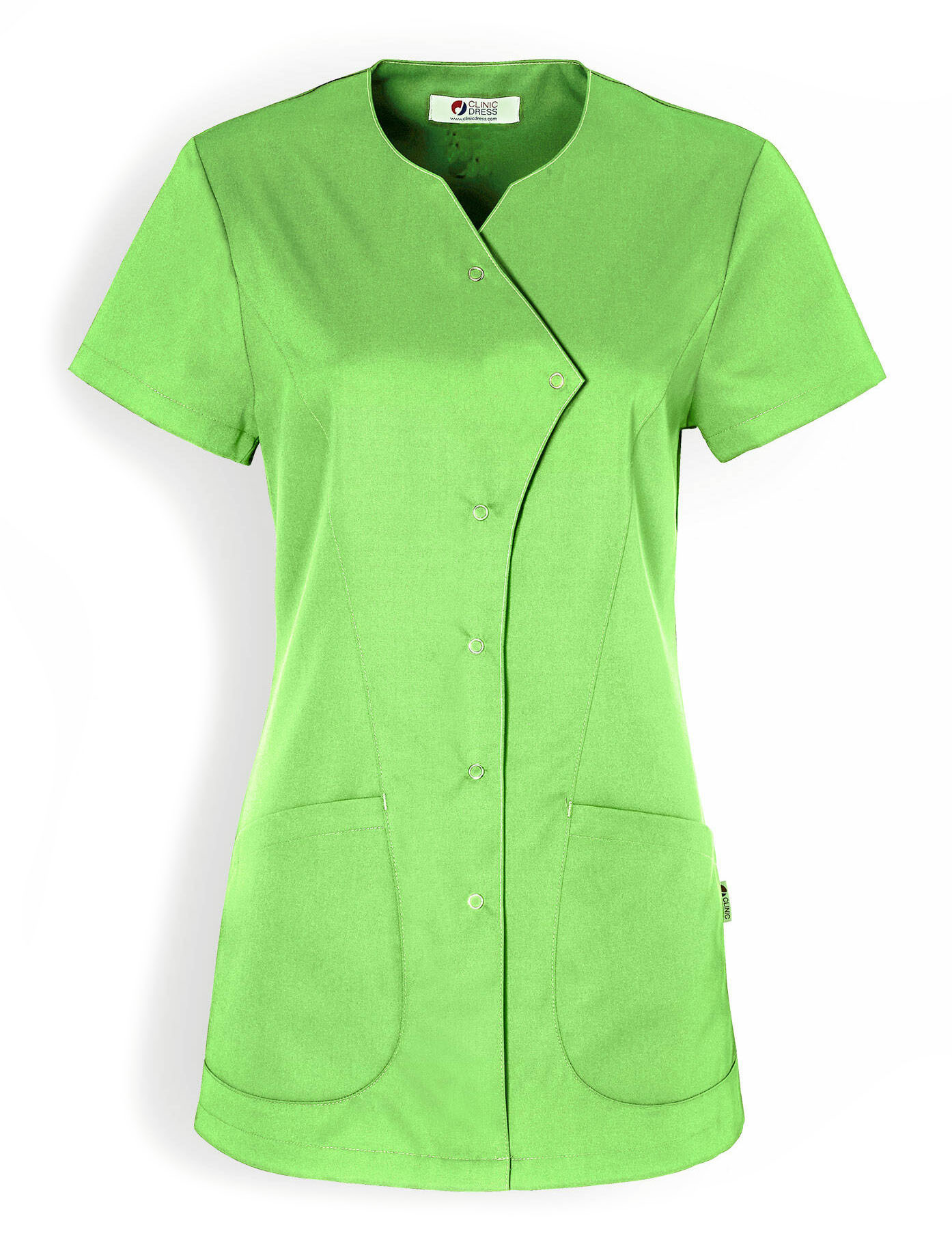 Clinic Dress GREEN Blúzka dámska 36, Jablkovo zelená