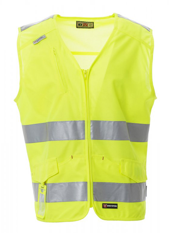 Payper EXPERT Reflexná vesta M, Fluorescent yellow