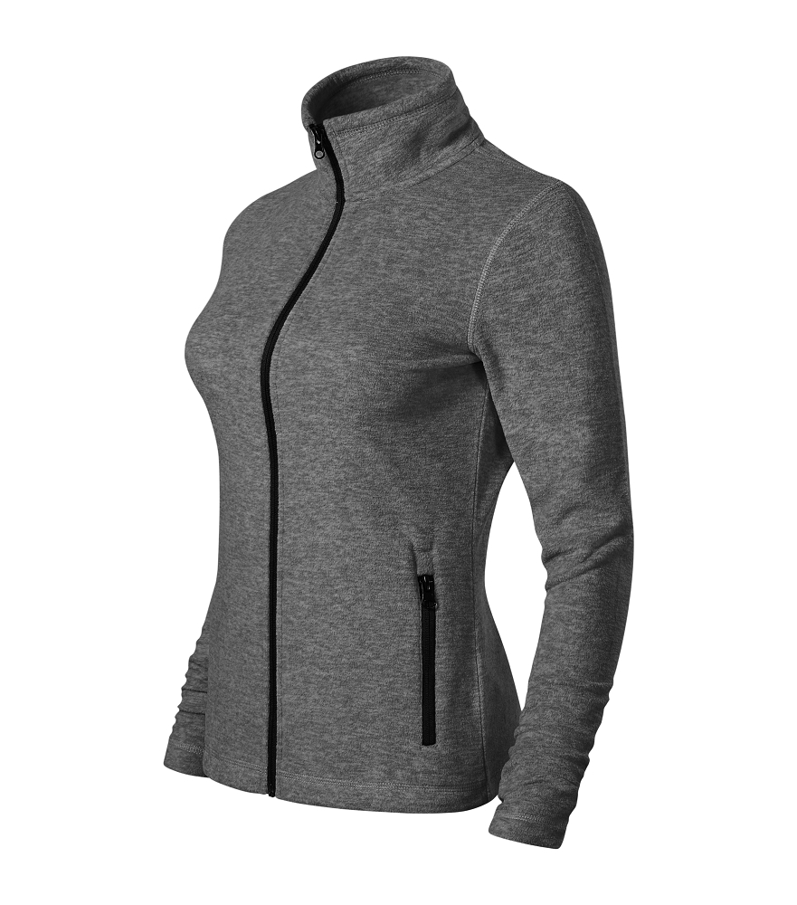 Malfini SHIFT 851 Micro fleece dámsky L, Čierny melír