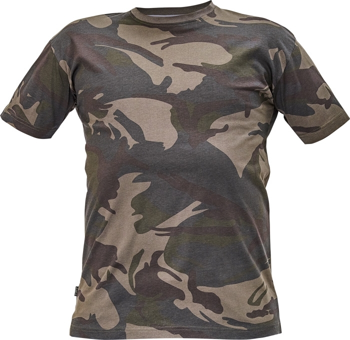 Cerva CRAMBE Maskáčové tričko XS, Camouflage