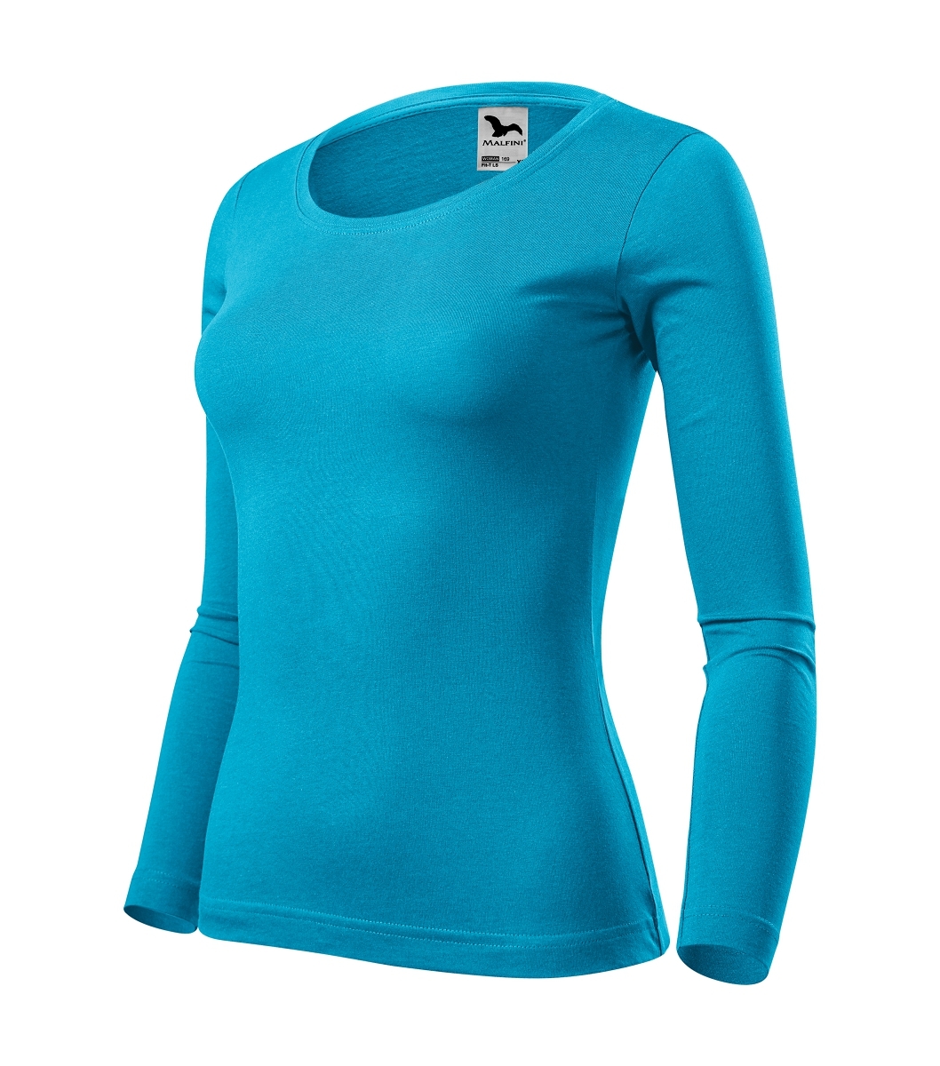 Malfini FIT-T LS 169 Tričko dámske XS, Tyrkysová