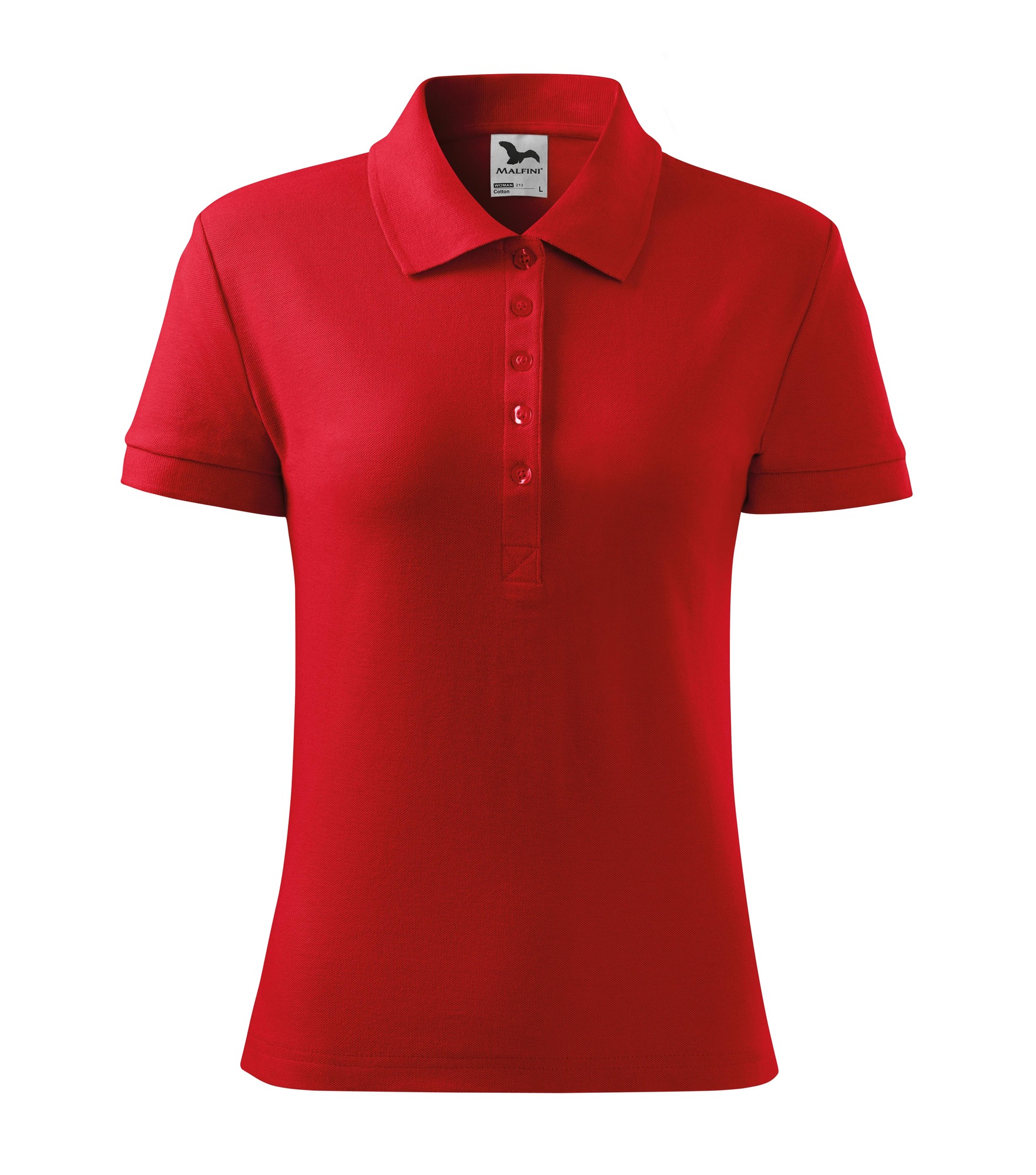 Malfini COTTON 213 Polokošeľa dámska XS, Červená