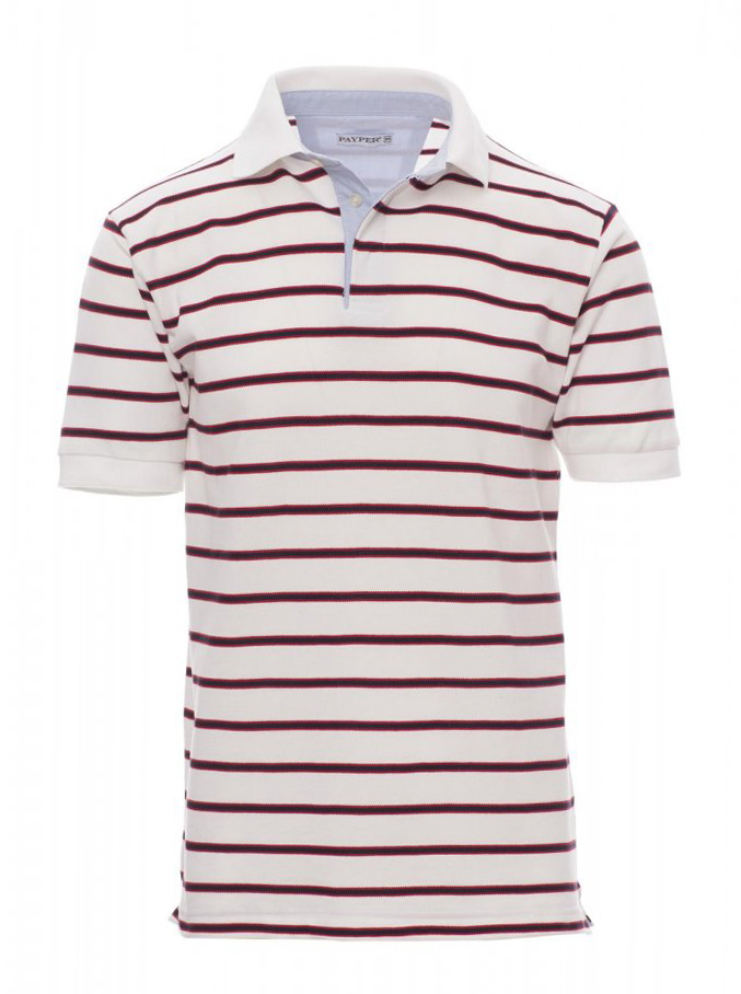 Payper SHEFFIELD Polokošeľa pánska S, White-Red