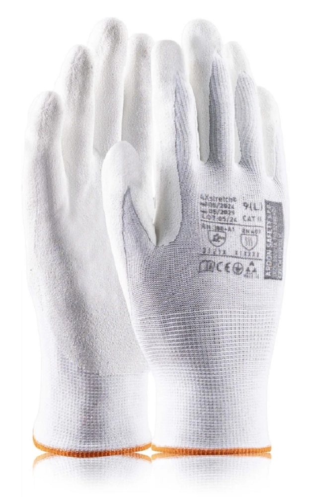 Ardon 4XSTRETCH Pracovné rukavice Biela, 11