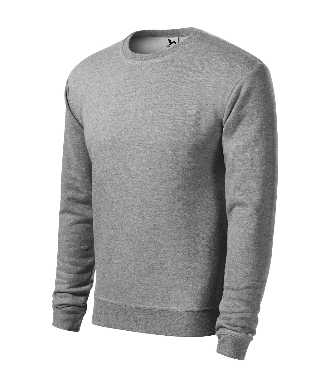 Malfini ESSENTIAL 406 Mikina pánska 3XL, Tmavosivý melír