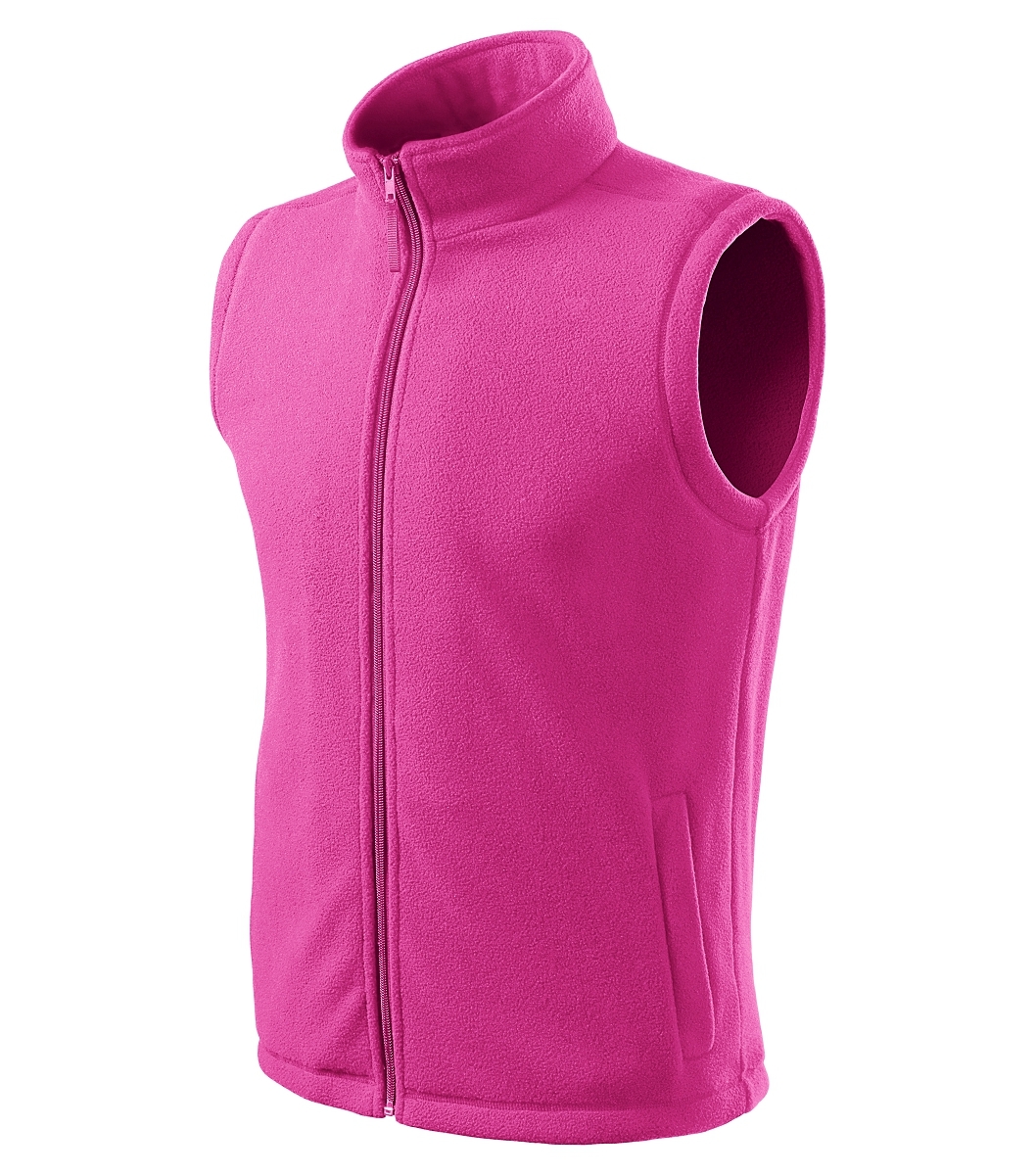 Rimeck NEXT 518 Fleecová vesta unisex 3XL, Fuchsia red