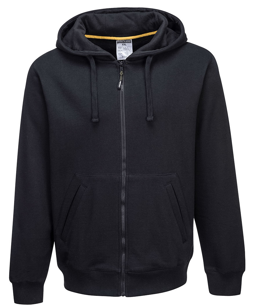 Portwest KS31 NICKEL Mikina na zips S, Čierna