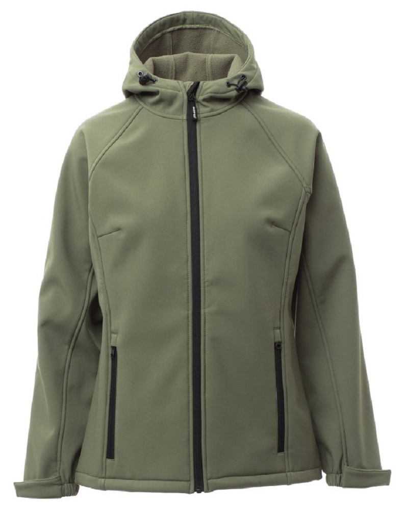Payper GALE LADY Softshellová bunda dámska XL, Military green