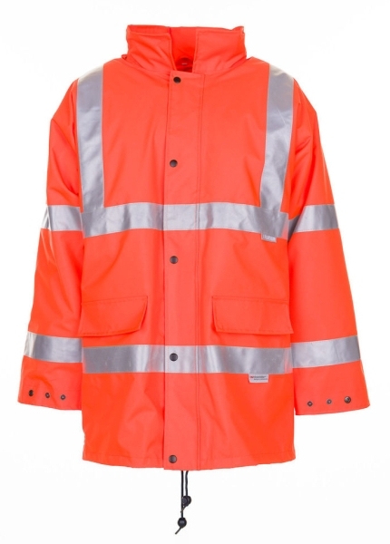 Planam HIGH VISIBLE Zimná reflexná parka S, Oranžová