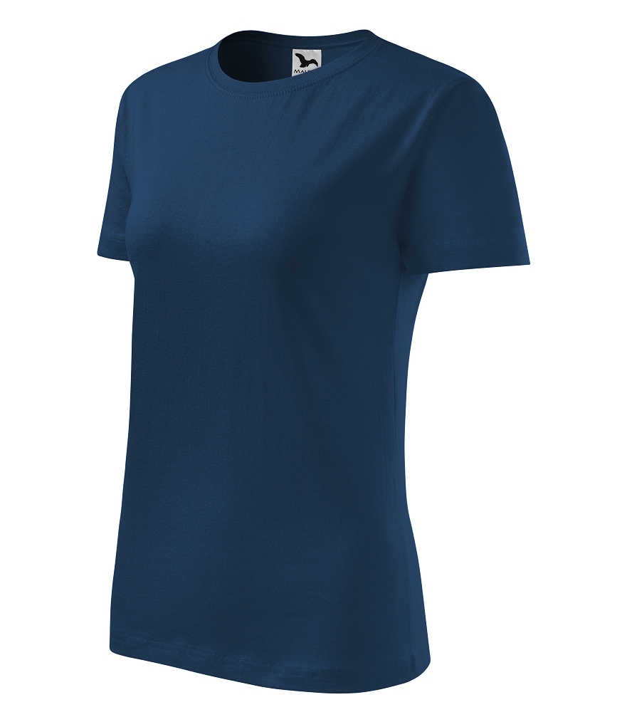 Malfini CLASSIC NEW 133 Tričko dámske XXL, Polnočná modrá